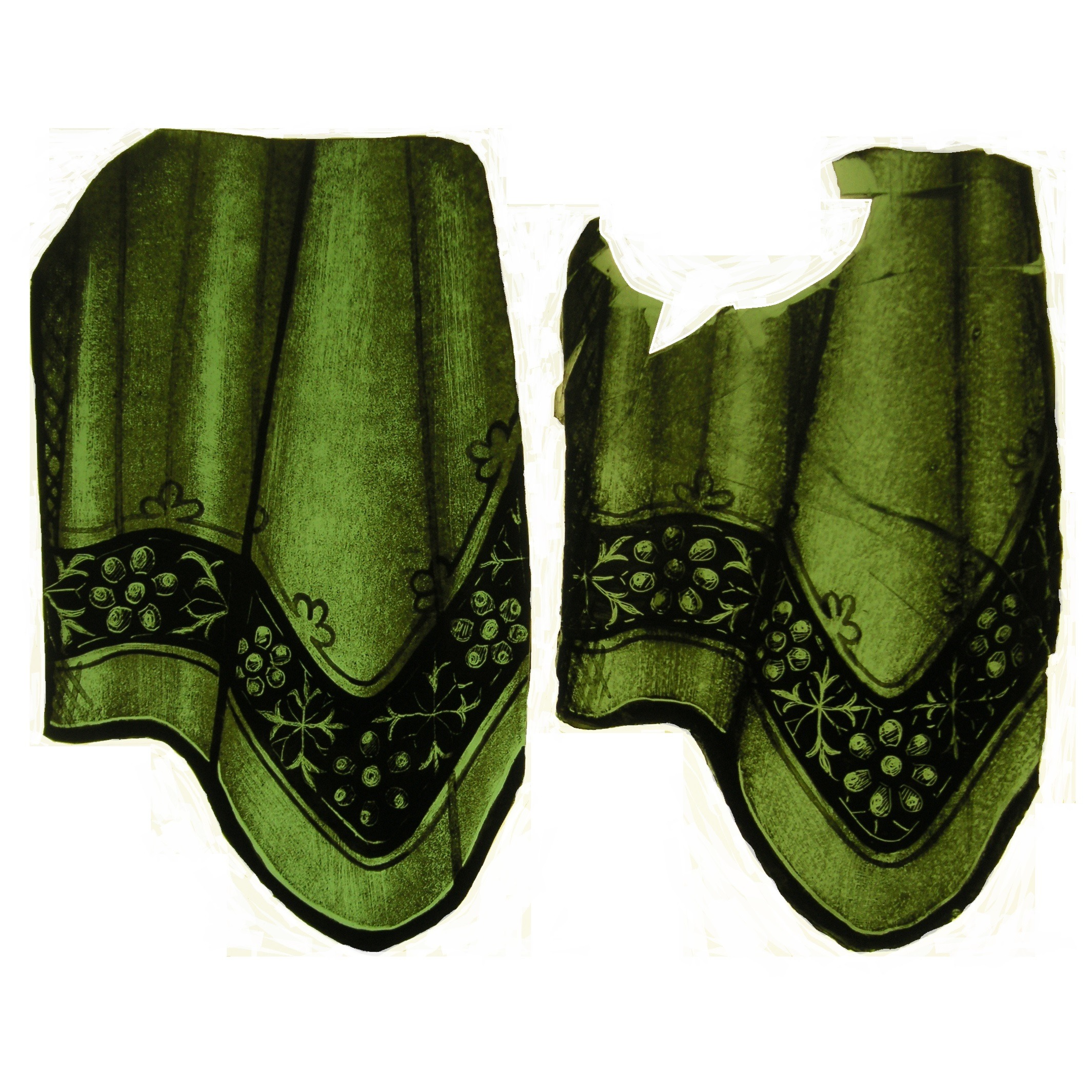 Architectural Canopy — stained glass restoration by Eleanor Carr